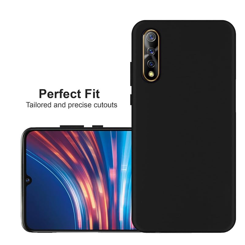 Image of Helix Hybrid Light Slim Shockproof Silicone TPU Anti Slip Scratch Resistant Back Case Cover for Vivo S1 / Vivo 1907 - Candy