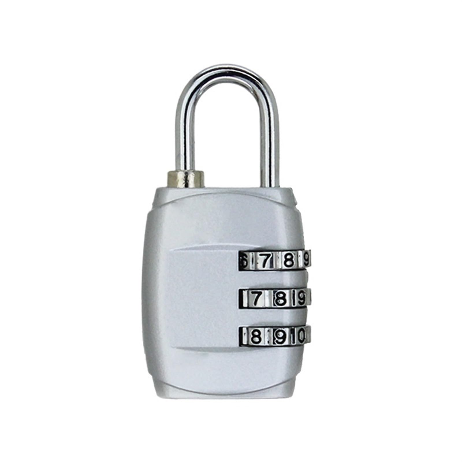 Combination Padlock Luggage Travel Lock 3 Dial Digit Password Combination
