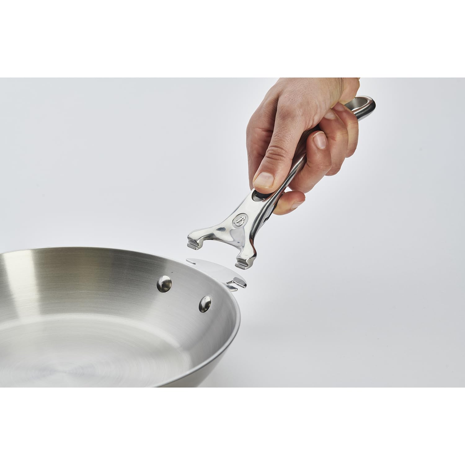 DE BUYER Maniglia rimovibile in ghisa inox LOQY