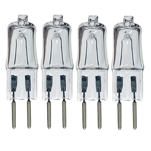 LEDLOCLB Bombilla Halógena G5.3 24V/220V Bombilla Transparente De 2 Pines 20W-200W Es Adecuada Para Candelabros, Luces De Riel, Luces De Paisaje, Lámparas De Mesa, 5 Piezas,24V,35W