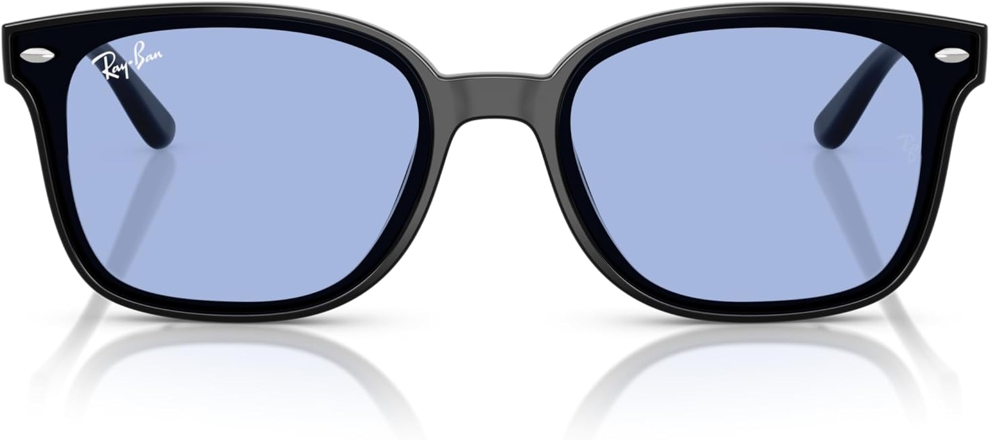 Amazon.com: Ray-Ban RB4461D Sunglasses, Black/Blue, 64 mm