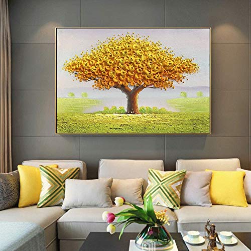 Peinture Diamant 5D arbre d'argent kit complet grand format 70x140cm pour adulte