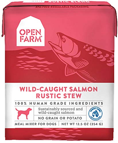 Open Farm, Rustic Stew Wild-Caught Salmon Recipe Wet Dog Food, 12.5 Ounce #TOP7
