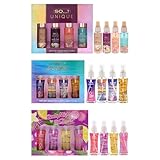 So…? Summer Escapes, Body Mist by So…? & Unique Womens Gift Sets Bundle, Body Mist Fragrance Spray (4x50ml) Pack of 3