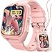 Blackview Smartwatch für Kinder, mit 1,75'' HD-Farb-Touchscreen, GPS, 4G, SOS Notruf, Telefonanruf, Videoanrufe, Sprachchat, SMS, LED-Taschenlampe, Wecker, Puzzlespiel, Schulmodus, Kinderuhr Rosa