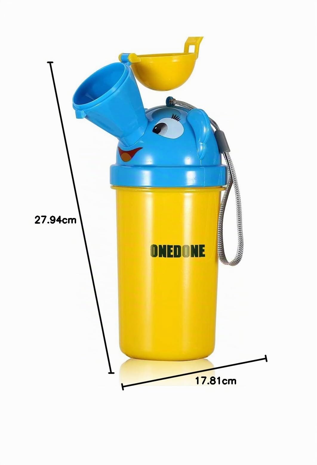 ONEDONE Portable Baby Childâ Pottyâ orinatoio WC di emergenza per camping Car Travel and Kid potty pee training