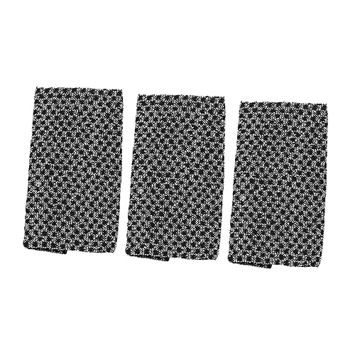 OUNONA 3Pcs Exfoliating Body Scrub Towels Dual Sided Back Rubbing Towels for Deep Cleaning Long Straps for for Comfortable Bathing