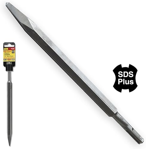 Miniatura 2 de IVY Classic 47300 SDS Plus - Cincel de punta toro de 10 pulgadas, acero cromado y molibdeno (1tarjeta)