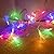 YOLIGHT 33FT Fiber Optic Fairy String Lights 60 LED Starburst Firework Light for Indoor Outdoor Wedding, Christmas Tree, Garden, Patio, Party Decoration (Multi-Color)