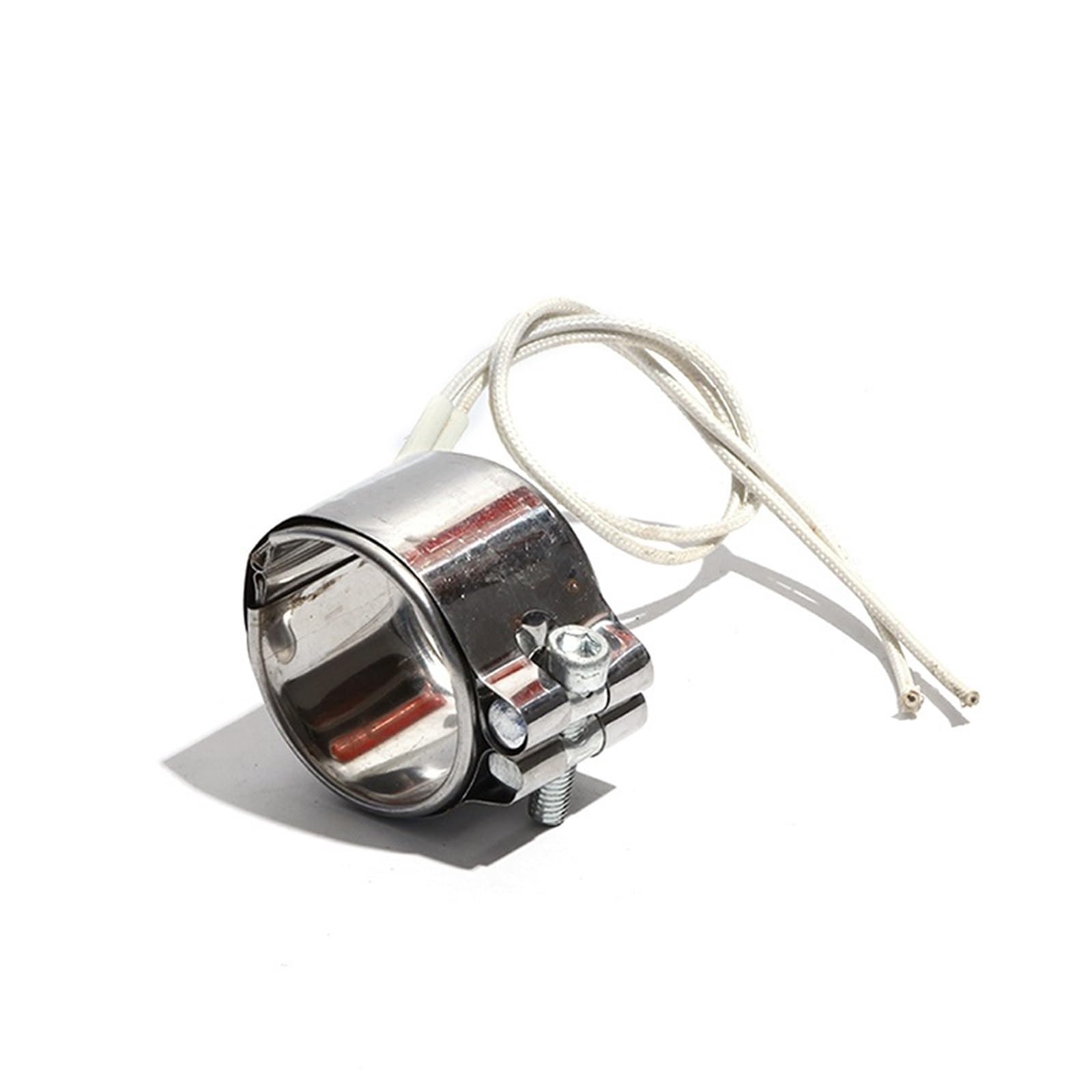 Średnica wewnętrzna maszyny do wtrysku tworzyw sztucznych. Nagrzewnica taśmowa miki 42 mm 300 W/320 W/340 W, wysokość elementu grzejnego ze stali nierdzewnej 75-85 mm, złoty, 220 V, 300 W, 42 x 75 mm