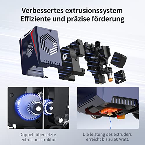 Anycubic Kobra 2 3D Drucker, 6-mal schneller, LeviQ 2.0 Auto-Leveling, einfach für Anfänger, Druckgröße 220 * 220 * 250mm – Bild 4