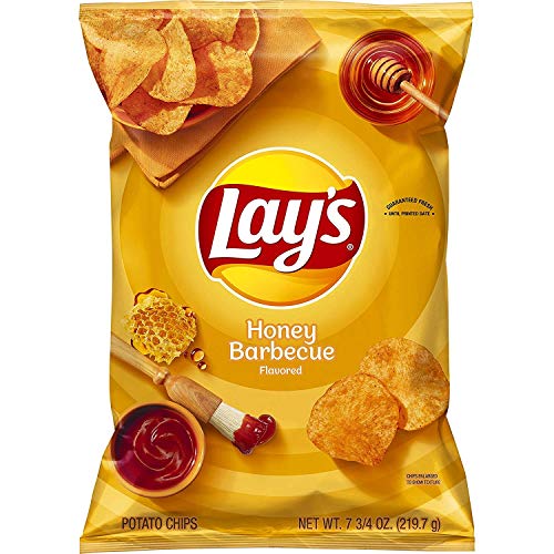 Lay's, Honey BBQ Flavored Potato Chips, 7.8 Ounce
