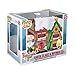 Funko 44423 Pop! Town: Holiday - Santa’s House with Santa & Nutmeg Collectible Vinyl Figure