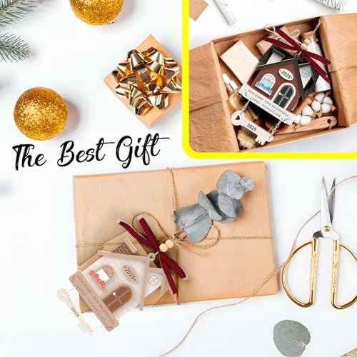 House Warming Gifts New Home - Housewarming Gifts for New House - Housewarming Gift Presents for Women, Couple - New House New Beginning -New House Owners Gift Ideas - Wooden Christmas Ornament 2025 - Image 7