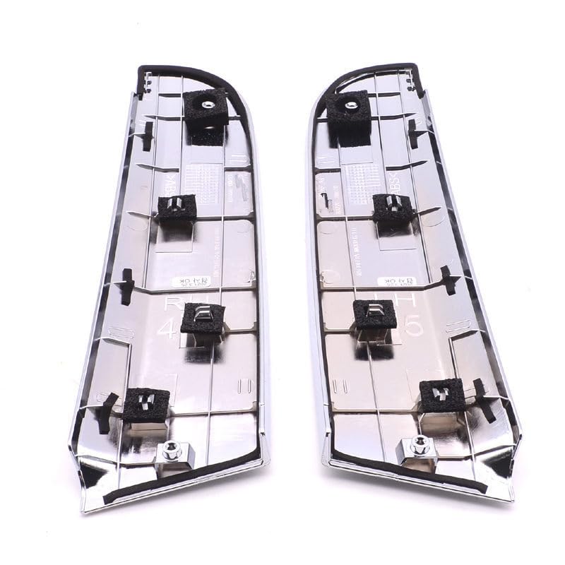 Garniture de fenêtre triangulaire arrière de voiture pour Kia Sportage 2011-2016 832703W010 832803W010 (1 paire)