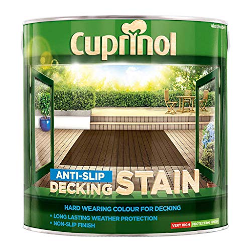 Cuprinol Anti-Slip Decking Stain 5L - Hampshire Oak