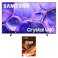 Samsung UN43U8000FFXZA 43 Inch Crystal 4K AI Upscaling UHD TV with a 3 Year Amber Protection Plan (2025)
