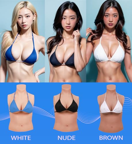 KUMIHO Fake Boobs Silicone Breastplate Natural Bouncy Female Fake Breast for Drag Queen Crossdresser Mastectomy Transgender4