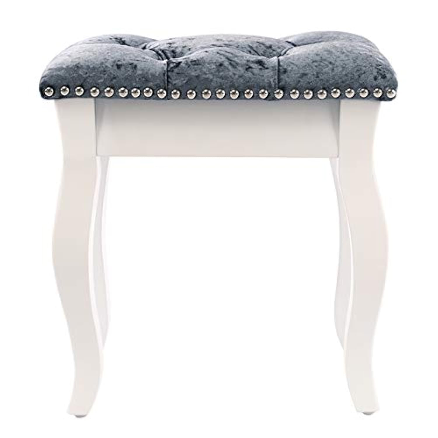 Velvet Dressing Table Stool Vintage Vanity Stool Chair For Bedroom