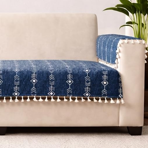 STITCHNEST 'Artisoul Series' Chenille Sofa Cover-image-27