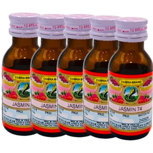 JASMIN 74 PERFUME OIL COBRA BRAND 25gm – Pack of 5