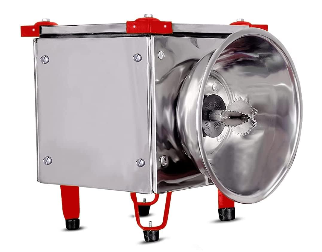 Stainless Steel Coconut Scraper, Manual Kitchen Grater Chopper, Movable Blade, SS Body, for Commercial and House use