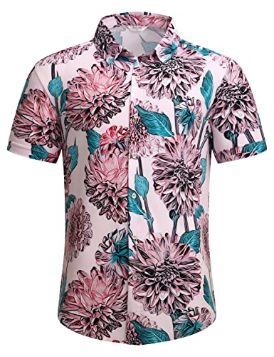 SheLucki Men's Button Down Hawaiian Shirts (various) - image 2