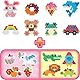 Aquabeads 35087 Bastelstudio Starter Set – Wasserperlen Bastelset im Koffer zum Mitnehmen für Kinder ab 4 Jahren, kindersicher, kein Bügeln oder Kleben