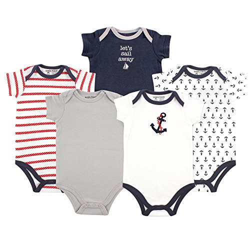 Image of Luvable Friends Unisex Baby Cotton Bodysuits