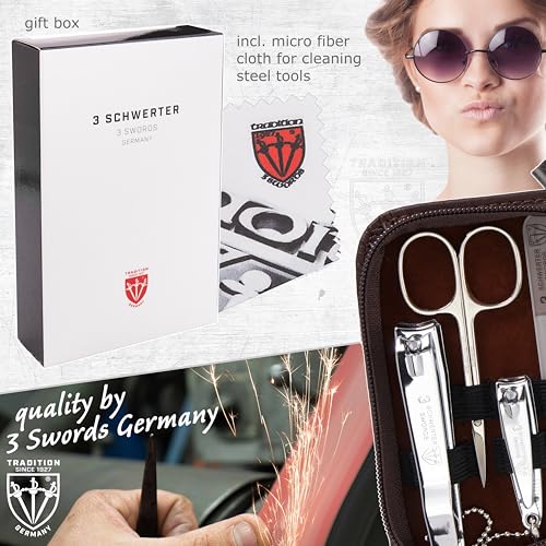 Kit de manucure pédicure 3 Swords Germany pour ongles épais et cassants
