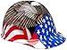 Fibre-Metal by Honeywelll E2RW00A006 Spirit of America cap with Ratchet Brim Safety Hat