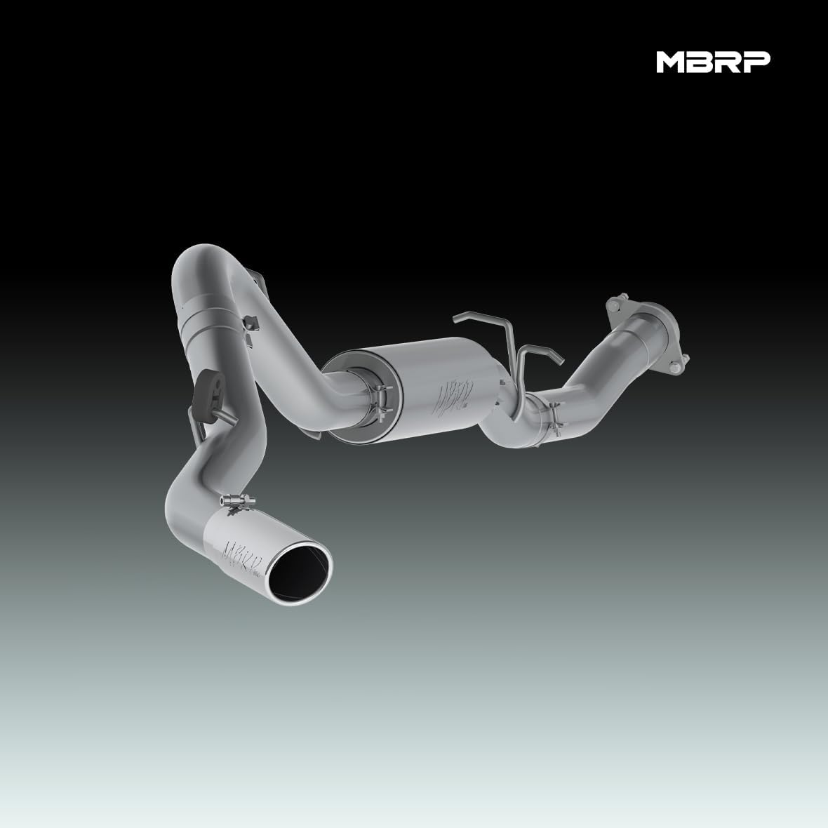 MBRP S5078409 T409 3 1/2" Single Side Cat Back