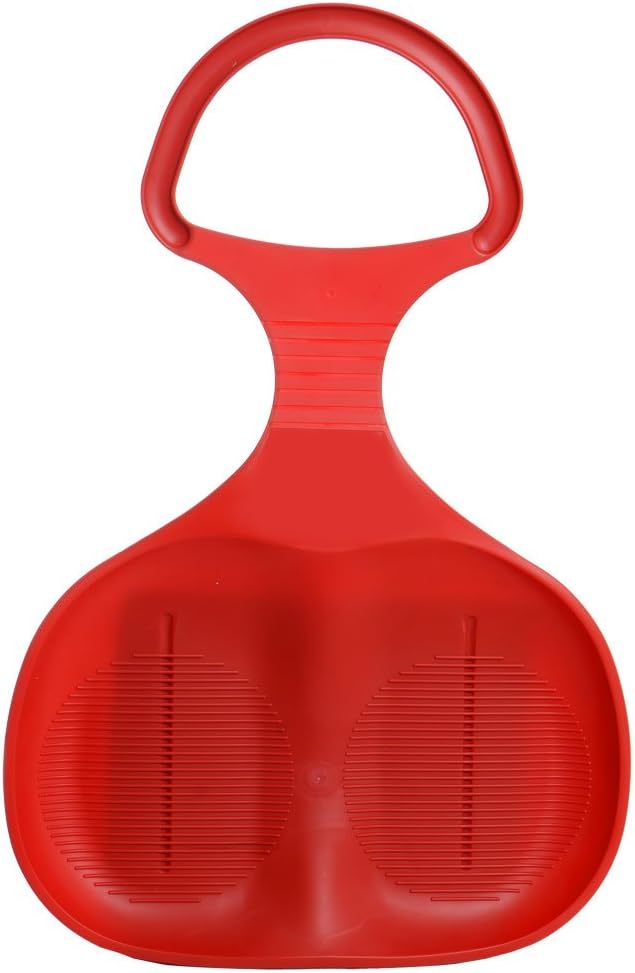 Plastic Bum Slider Snow Sledge Dune Rider Sliding Outdoor Winter Toys - Red by KandyToys