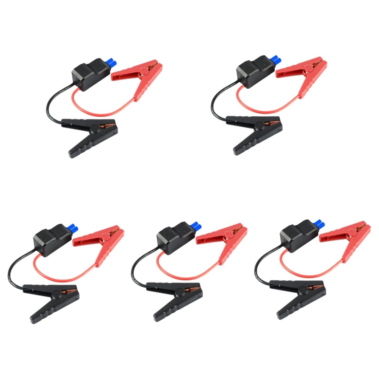 SOLUSTRE 5 Sztuk Kabel Rozruchowy Akumulatora Samochodowego Do Awaryjnego Wyposażenia Samochodowego Wytrzymałe Kable Rozruchowe Uniwersalny Przewód Zasilający Zasilacz Samochodowy Kabel
