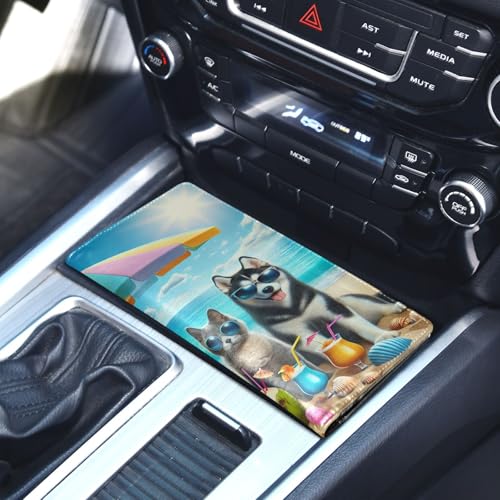 Organizador De Carro Slim De Cuero miniatura 4