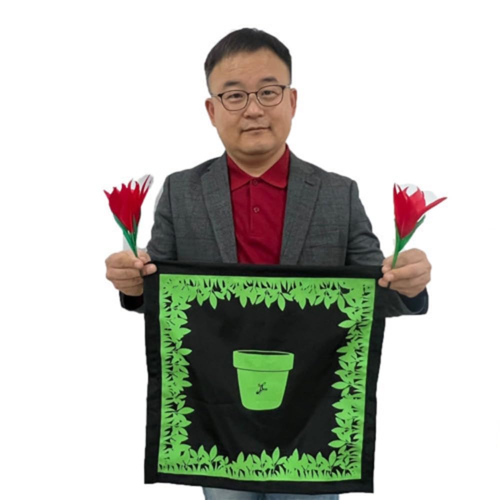 Flower & Scarf Magic Trick Toy Magic Tricks Magic Toy Gifts for Girls and Boys Beginners