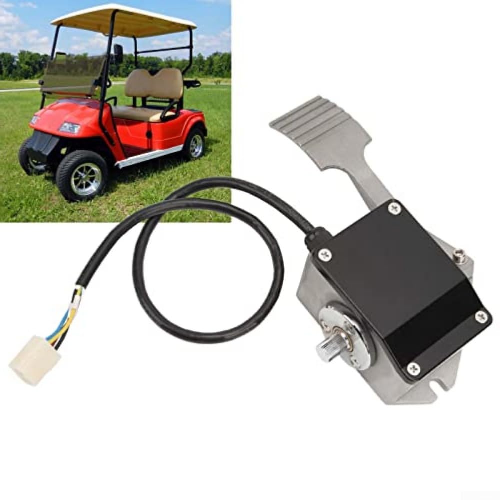 Pedale acceleratore di ricambio in metallo per carrelli elettrici con area di contatto antiscivolo e allargata per un uso più reattivo e sicuro dell'acceleratore