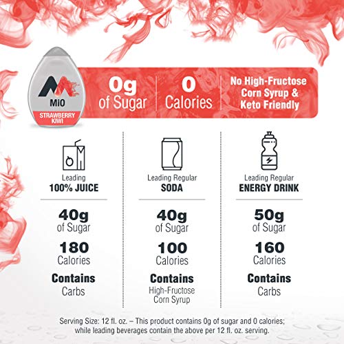 Image of Mio Strawberry Kiwi Liquid Water Flavoring Enhancer 12 Pack, 1.62 fl. oz. Bottles