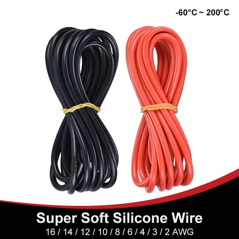 cavo elettrico Cavo in silicone super morbido Resistente al calore Filo di rame stagnato Alta corrente cavo elettrico Cavo in silicone super morbido Resistente al calore Filo di rame stagnato Alta corrente