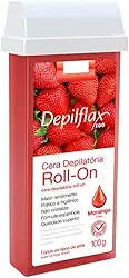 Depilflax – Cera Depilatória Roll-On Morango 100g