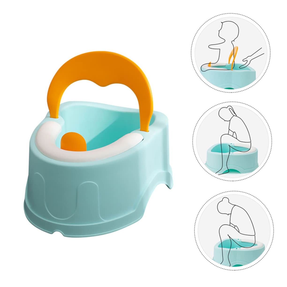 Kisangel Inodoro Portátil Para Bebés Inodoro Infantil De Lavabo Para Lavabo Orinal Tapa Wc Para Bacinilla Para Bebes