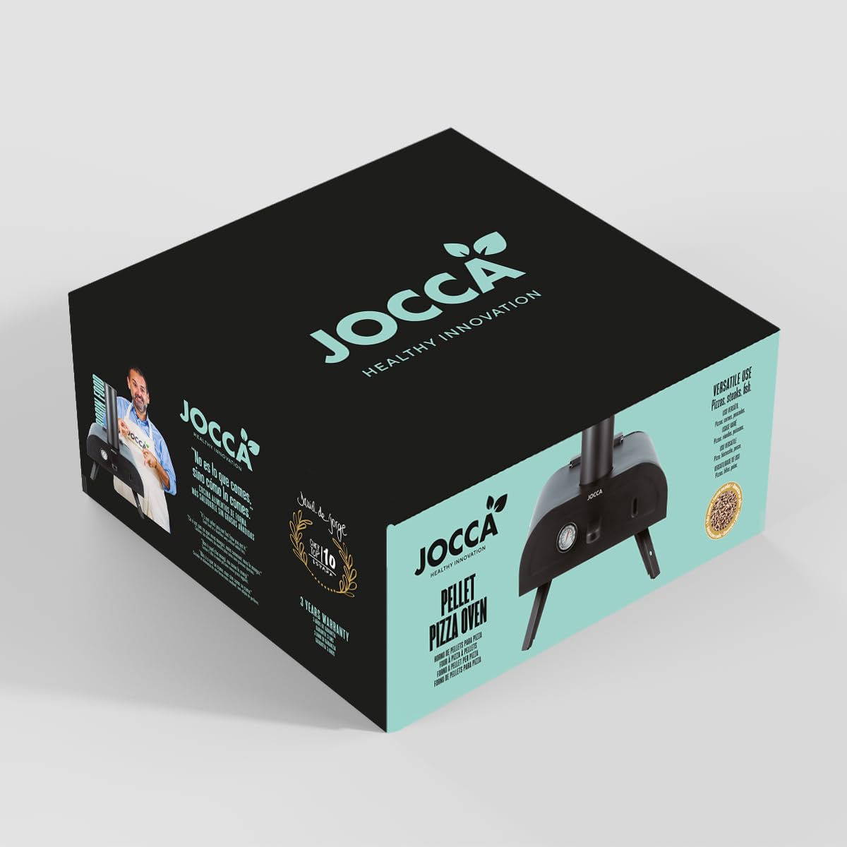 Jocca Stufa a pellet 450°C forno a pellet portatile pizza 33 cm