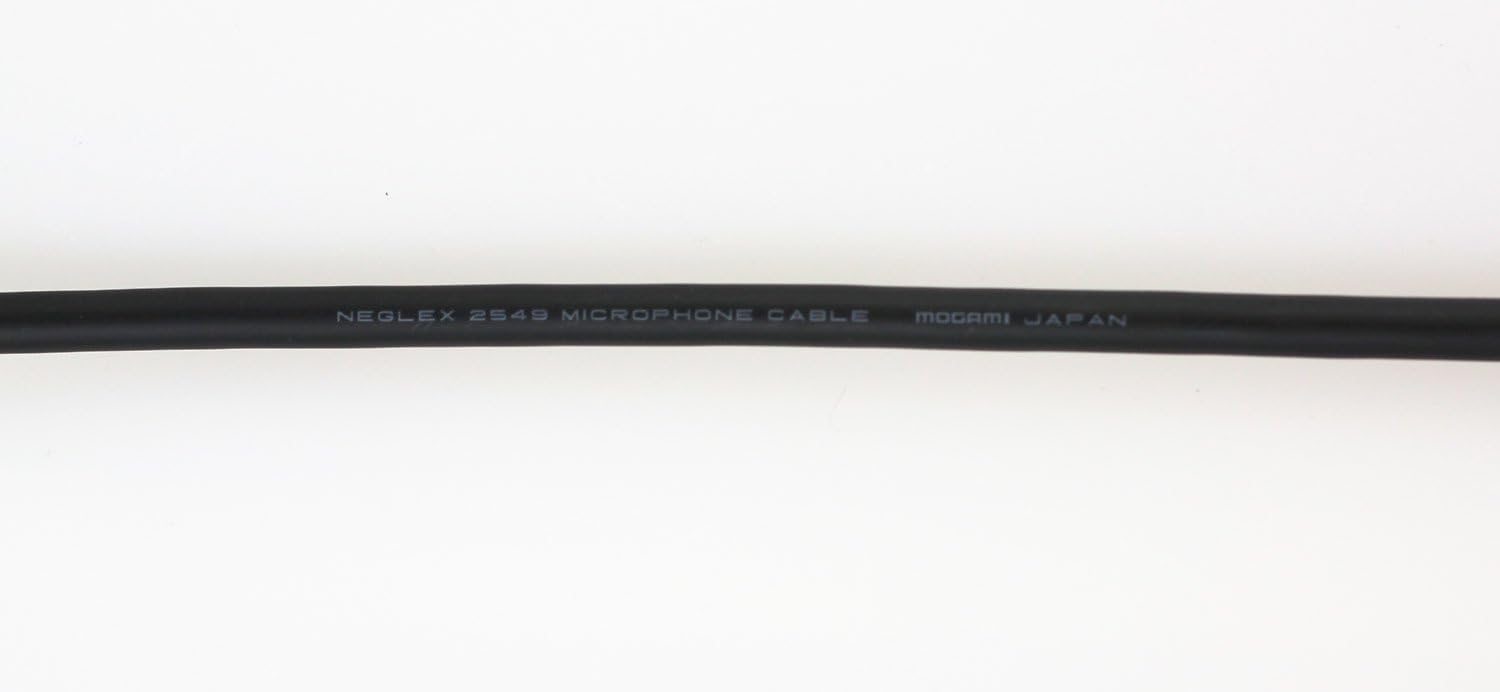50 ft CastlineゴールドXLRメスto 3.5 MM TRSパッチケーブルMogami Neglex 2549