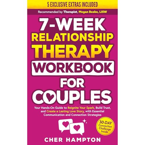 7-Week Relationship Therapy Workbook for Couples Audiobook By Cher Hampton cover art