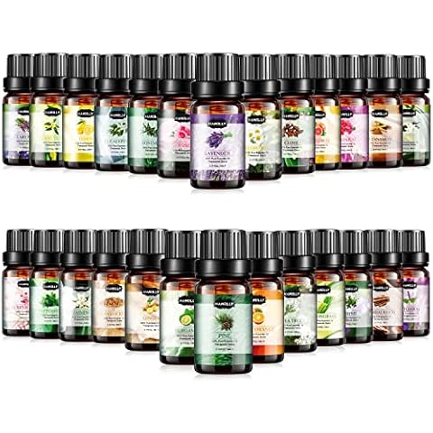 Essential Oils Set for Aromatherapy (26 x 5ml) Cover