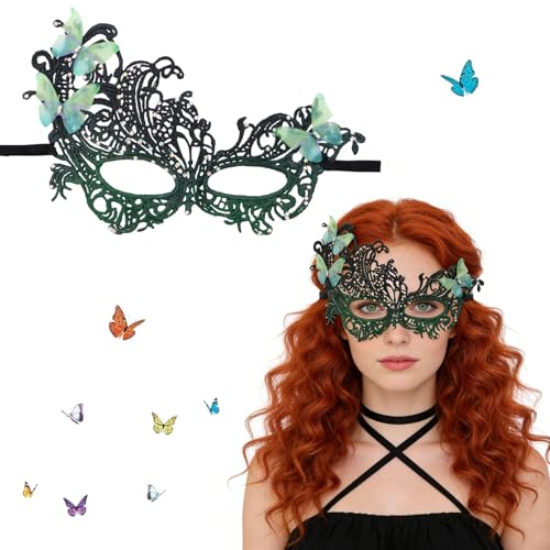 GOUYENG Máscara Veneciana Mujer,Mascaras Venecianas,Antifaz Carnaval para Noche de Mascara,Mascarai de Encaje,Máscaras de Ojos Venecianas,para Veneciano Mascarada Fiesta de Baile