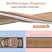 Ledeak Taktisches Hundehalsband, Weich Depolstert Atmungsaktives Hunde Halsband, Verstellbare Nylon Reflektierend Hundehalsband Mit tragbarer Metallschnalle für Mittel Große Hunde (Khaki, M)
