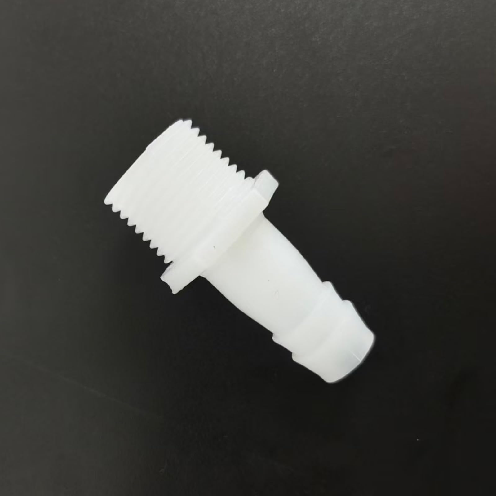 PP Plastikowa złączka do węża wielokrotnego użytku 3/8G Złącze adaptera z gwintem męskim 100 szt(1/2inch 1/2G White)