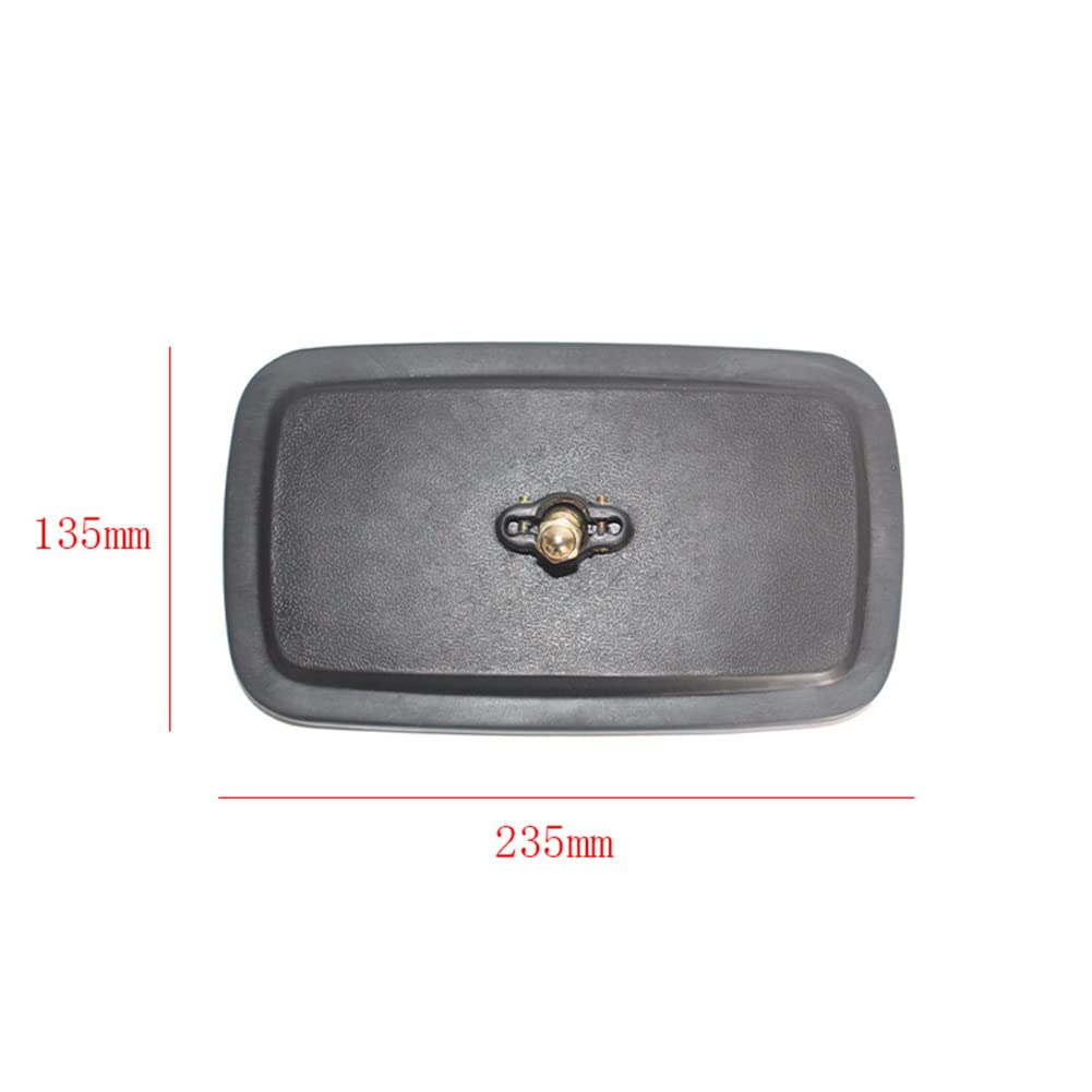 Specchietto Laterale per Auto Da Trattore, Asudaro 23.5 Cm X 13.5 Cm Specchio Retrovisore per Carrello Elevatore per Auto Piatto 1-5t Specchietti Esterni con Specchio Girevole A 360 Gradi per Camion