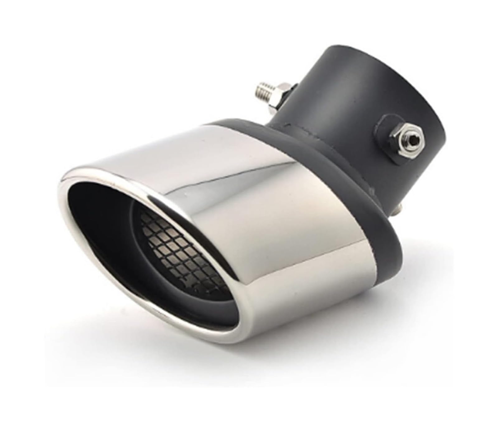 Tubo Escape Trasero Para R&enault Para Clio 4 63 Mm Acero Inoxidable Coche Silenciador Escape Trasero Tubo Cola Punta Silenciador De Garganta Trasera Tubo Escape Trasero(Bending)